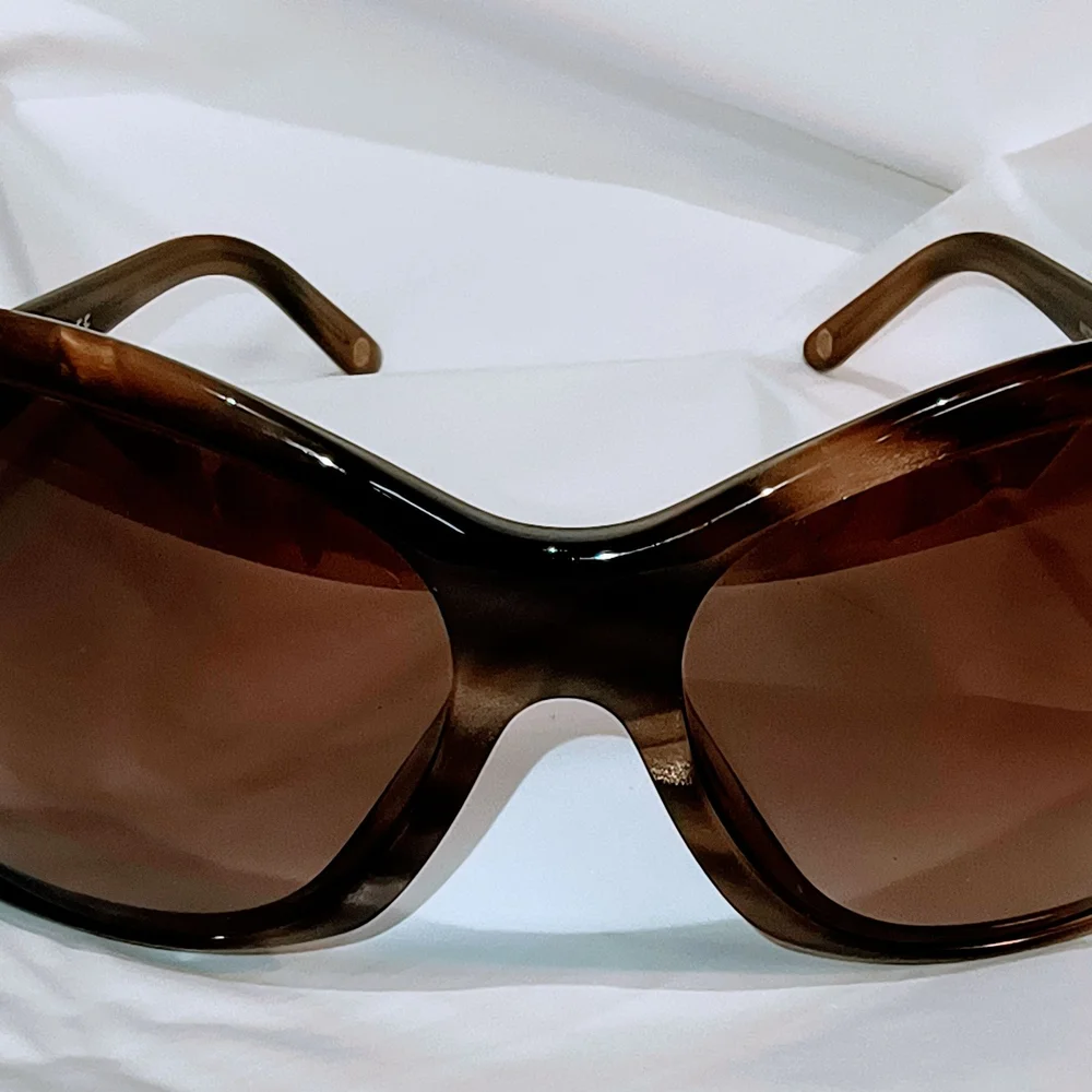 VERSACE Women's Tortoiseshell Sunglasses with Gold‎ & Rhinestone Accents